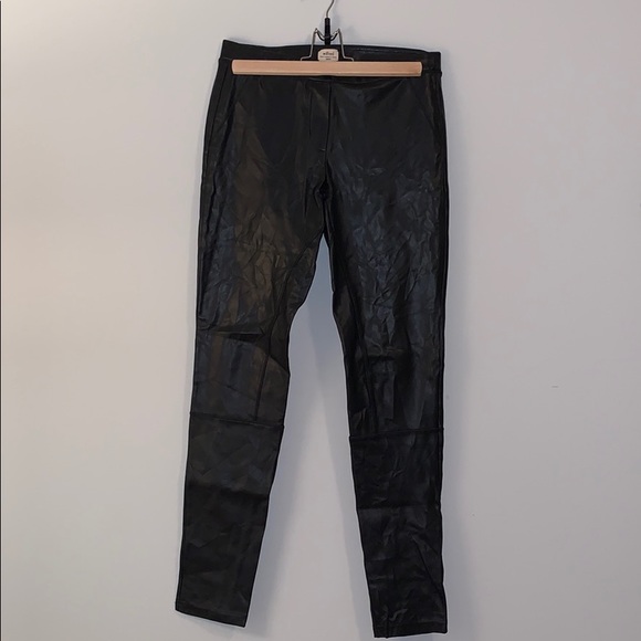 Wilfred // ‘Rebelle’ Black Vegan Leather Leggings